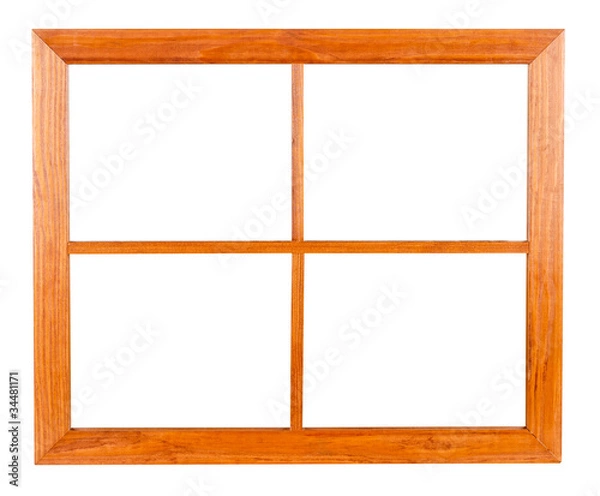 Obraz Residential Window Frame on White
