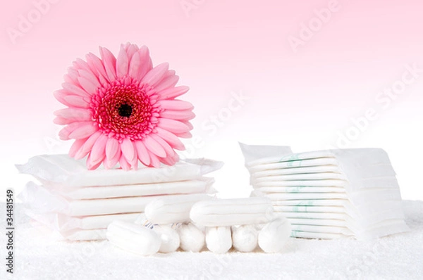 Obraz Tampons and pads