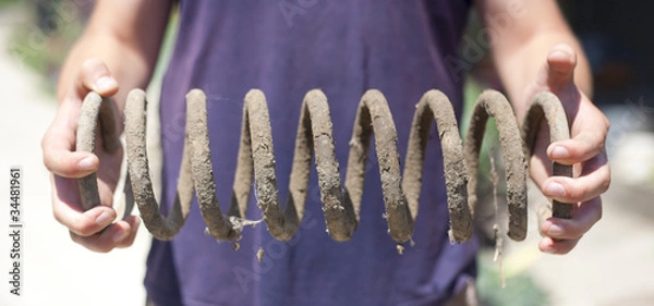 Fototapeta hand Spring