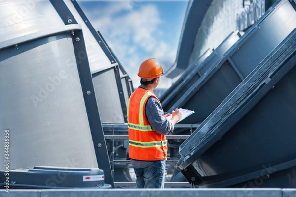 Fototapeta workers at work
