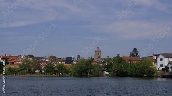 Obraz Diss Town landscape