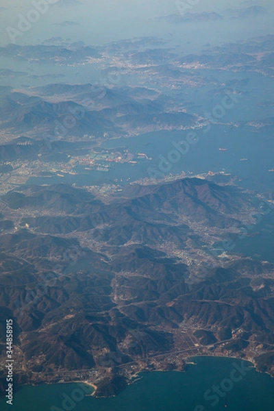 Obraz 하늘에서 본 경관