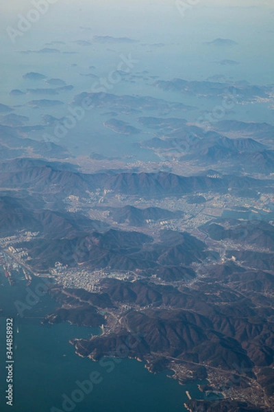 Obraz 하늘에서 본 경관