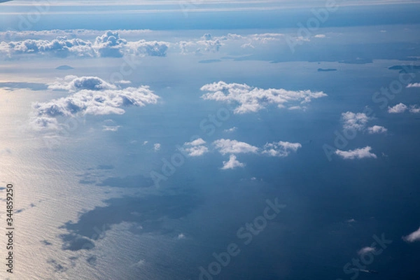 Obraz 하늘에서 본 바다 풍경