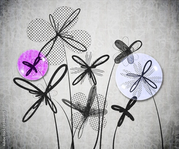 Obraz Flowers vintage