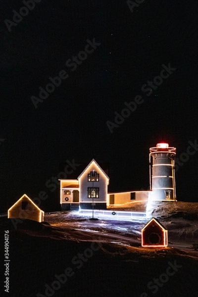 Obraz Nubble light at Christmas