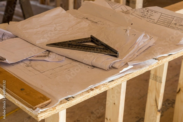 Obraz Building plans