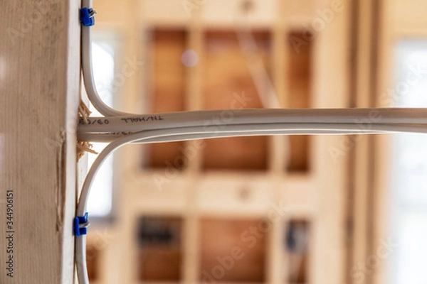 Obraz Rough Electrical wiring