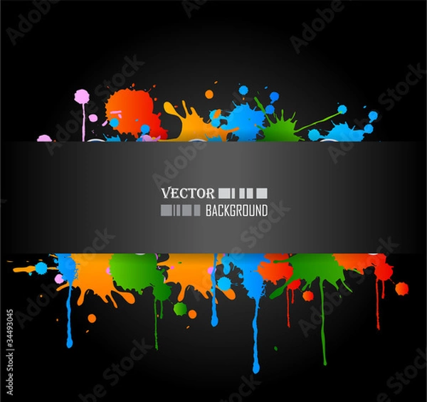 Obraz Colour grunge poster