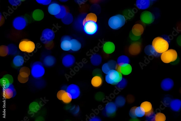 Fototapeta Blur bokeh light effect
