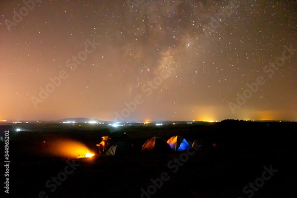 Obraz milk way camp