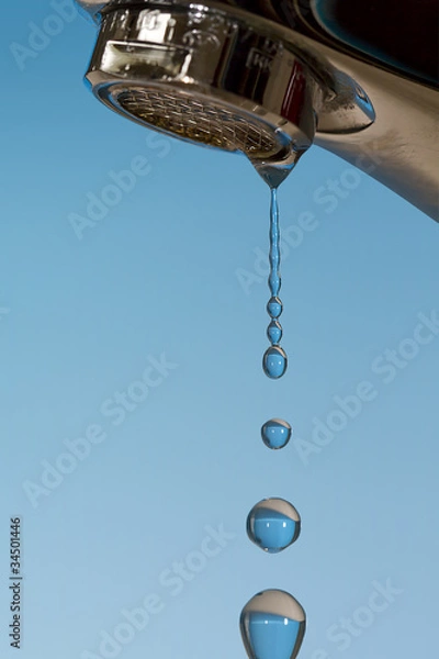 Obraz Tropfender Wasserhahn