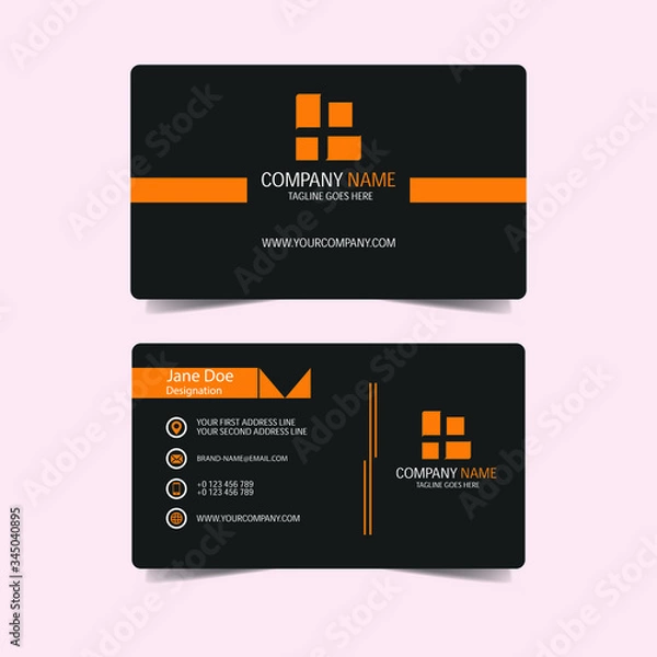 Obraz Creative Business Card Design Template
