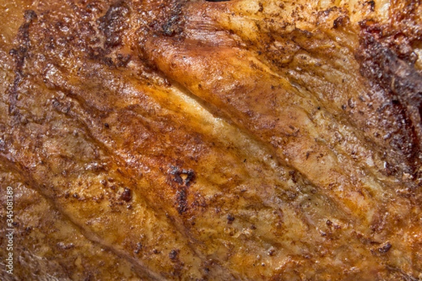 Obraz Roasted pigskin leather