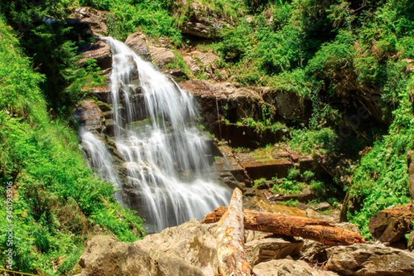 Obraz small waterfall in the forest