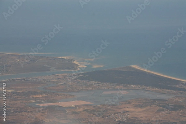 Obraz Grenze Spanien Portugal