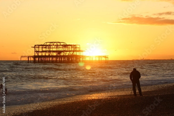 Obraz sunset at the beach