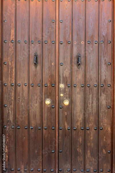 Obraz old metal door