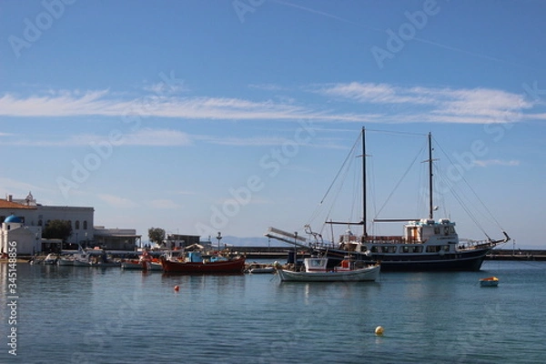 Obraz boats in the harbor