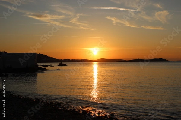 Obraz sunset by the beach