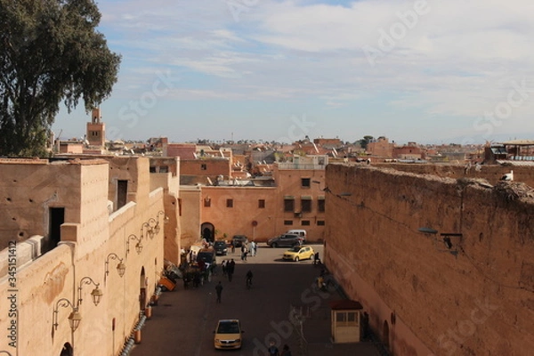 Obraz view of the city of marrakesh