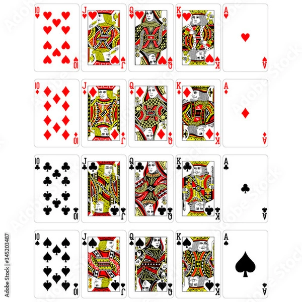 Obraz ポーカー_ロイヤルフラッシュ