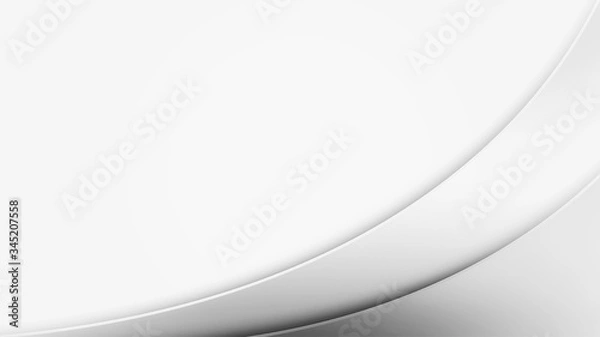 Obraz 白い波形の抽象的な背景