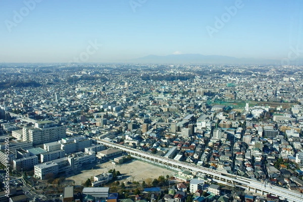 Obraz 武蔵小杉周辺　俯瞰