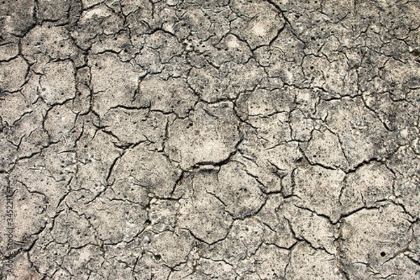 Fototapeta Cracked stone background pattern, cracked stone texture, rough grunge stone surface