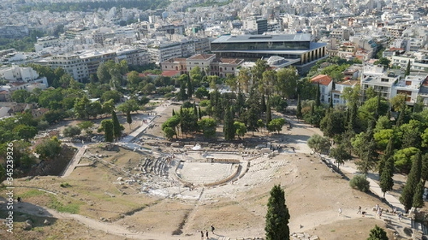 Fototapeta Photos from the Acropolis and Parthenon in Athens Greece.