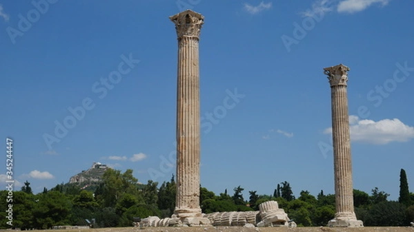 Fototapeta Photos from the Acropolis and Parthenon in Athens Greece.