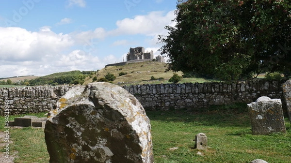 Fototapeta The Rock of Cashel, also known as Cashel of the Kings and St. Patrick's Rock, is a historic site located at Cashel, County Tipperary, Ireland.