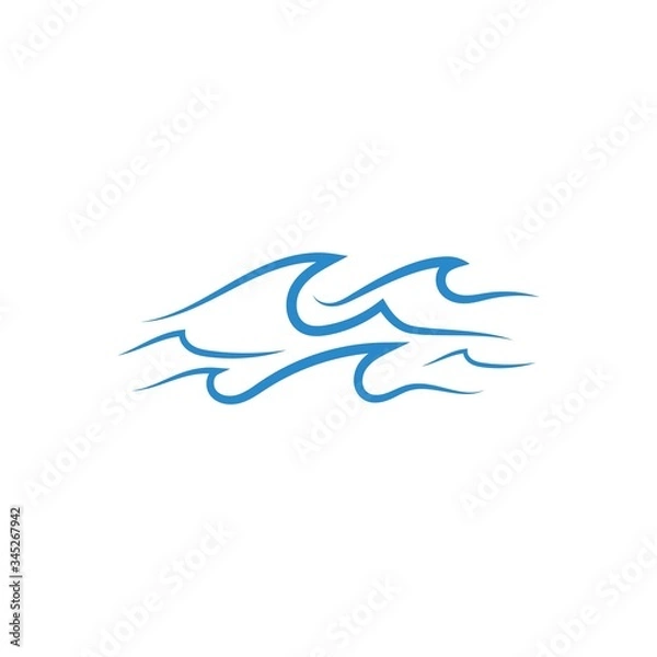 Obraz Water wave Logo