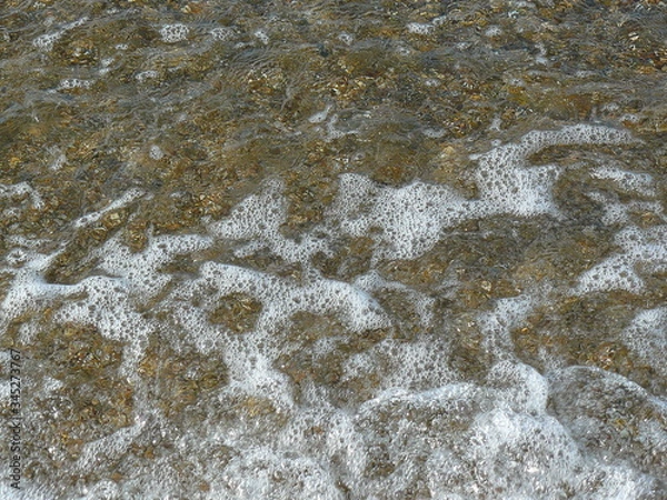 Obraz foam on the sea