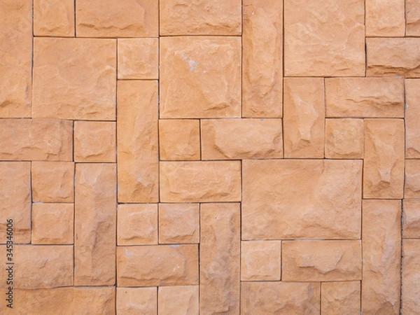 Obraz closeup stone wall texture background