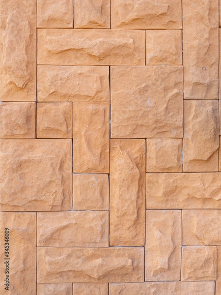 Obraz closeup stone wall texture background