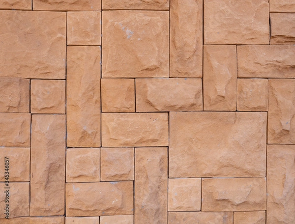 Obraz closeup stone wall texture background