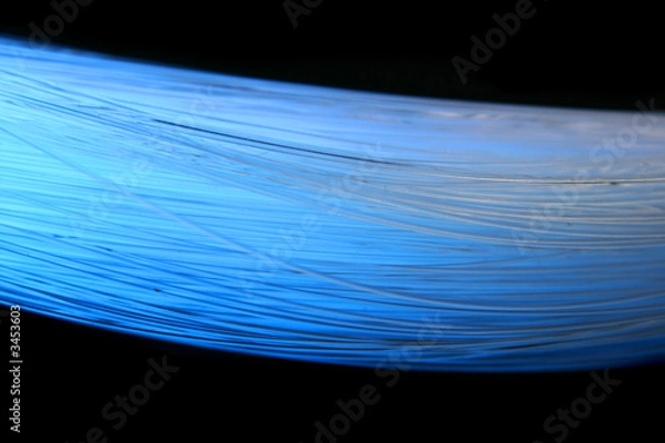 Obraz fiber optic computer cables