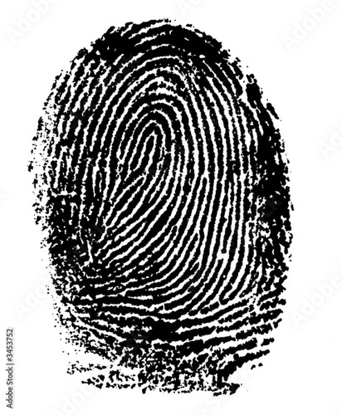 Fototapeta fingerprint - index finger