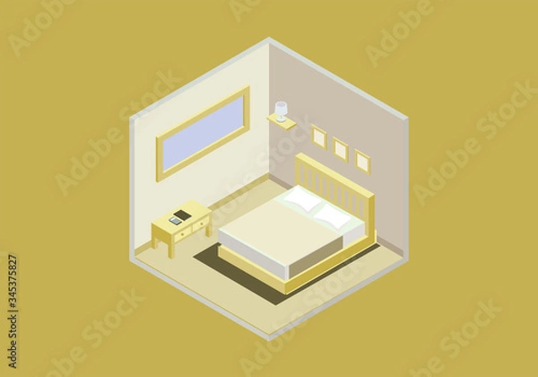 Obraz isometric break room