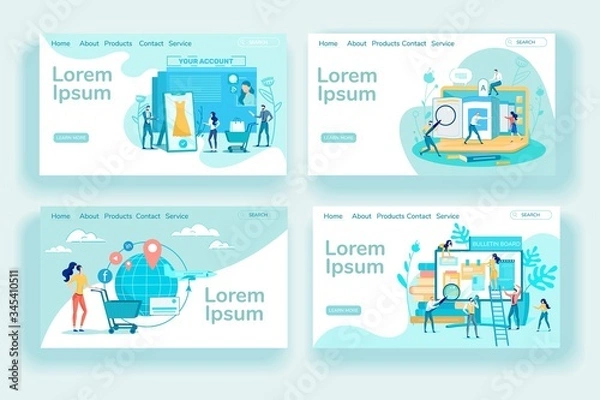 Obraz Business and Commercial Activities in Internet.