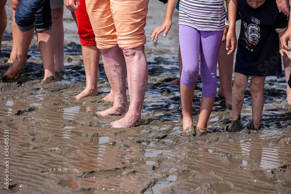 Obraz Wattwanderung vor Büsum