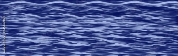 Obraz dark blue water background with lightning