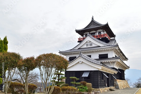 Fototapeta 川之江城　愛媛県四国中央市