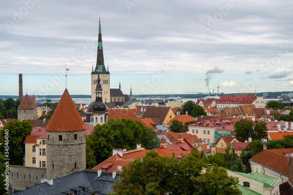 Obraz エストニア・タリン（魔女の宅急便のモデル）