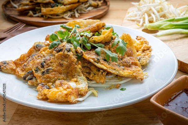 Obraz mussel fried in egg batter