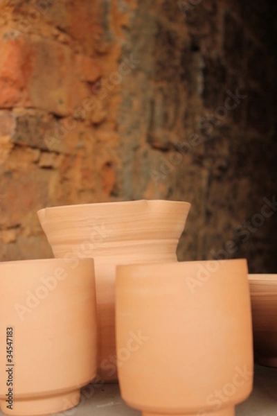 Fototapeta 陶器釜