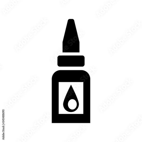 Obraz eye drops icon vector template