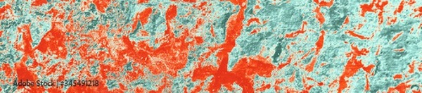 Fototapeta abstract red, orange, celadon and aquamarine colors background for design