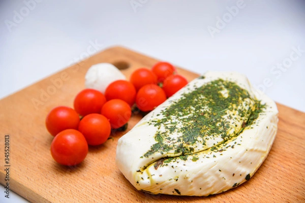 Obraz помидоры черри и сыр